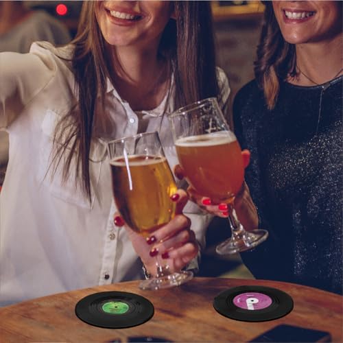 50% Off Vintage Vinyl Record Coasters - Ideal Music Gift - Image 3
