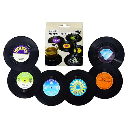 50% Off Vintage Vinyl Record Coasters - Ideal Music Gift - Image 8
