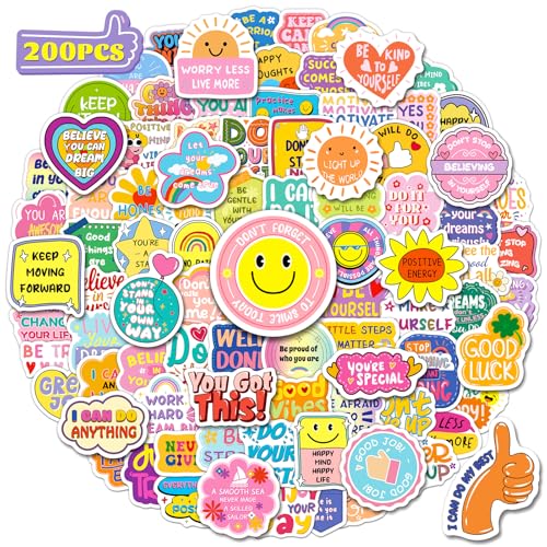 Save 50% on HomSeon 200 Motivational Stickers with Code - Image 2