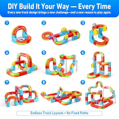 50% Off Magnetic Train Set for Kids with Vertical Climb - Image 6