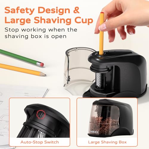 Save 33% on STAGEEK Electric Pencil Sharpener – Use Code 8CRQOZ7F - Image 7
