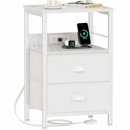 30% Off Furologee Nightstand with Charging Station - Image 2