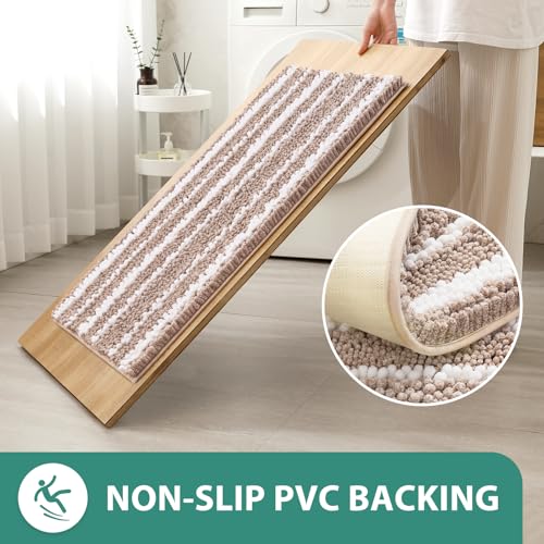 Save 55% on HOMEIDEAS Bathroom Rugs Set – 2-Piece Non-Slip - Image 5