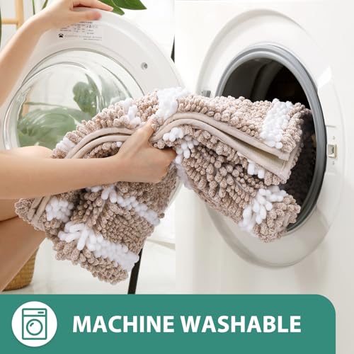 Save 55% on HOMEIDEAS Bathroom Rugs Set – 2-Piece Non-Slip - Image 7