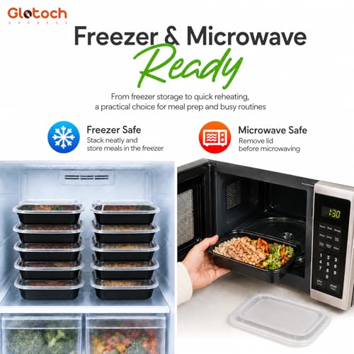 48% Off Meal Prep Containers 100 Pack (200-Piece) Reusable - Image 5