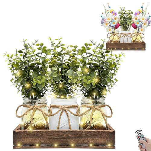 Save 40% on HOMECOR Mason Jar Centerpiece with Code DN4QGBZ7 - Image 2