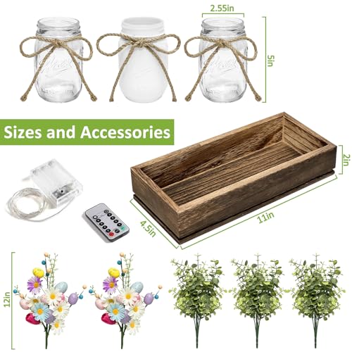 Save 40% on HOMECOR Mason Jar Centerpiece with Code DN4QGBZ7 - Image 3