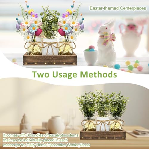 Save 40% on HOMECOR Mason Jar Centerpiece with Code DN4QGBZ7 - Image 4