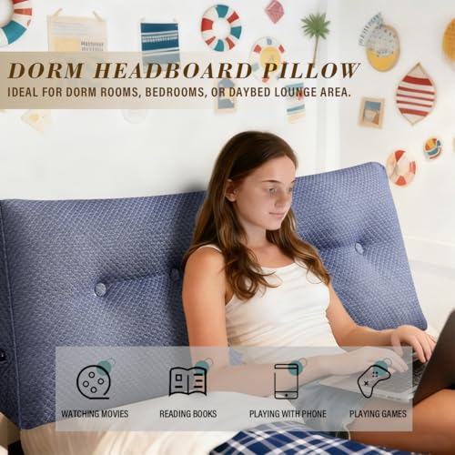 6% Off King Wedge Headboard Pillow for Sitting Up & Reading - Image 7