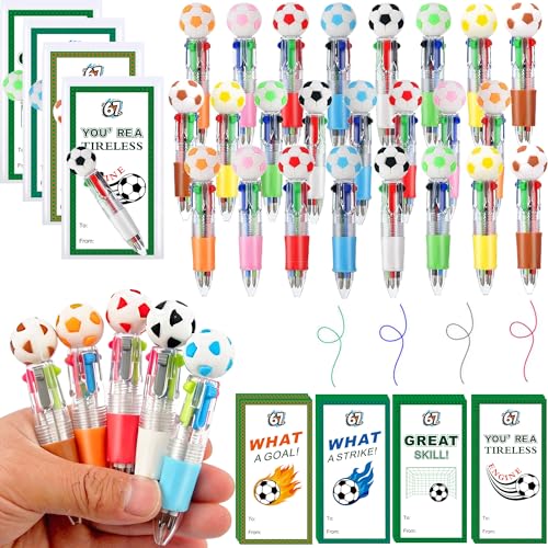 23% Off 24-Set Sports Themed Pens with Positive Cards - Image 2