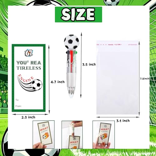 23% Off 24-Set Sports Themed Pens with Positive Cards - Image 4