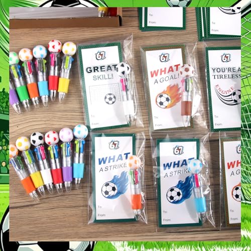 23% Off 24-Set Sports Themed Pens with Positive Cards - Image 6