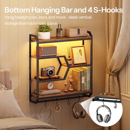 38% Off HOOBRO LED Floating Shelf – Only $34.99 - Image 4