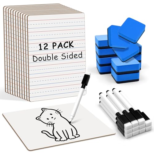 40% Off 12-Piece Dry Erase Board Set for Classroom - Image 2