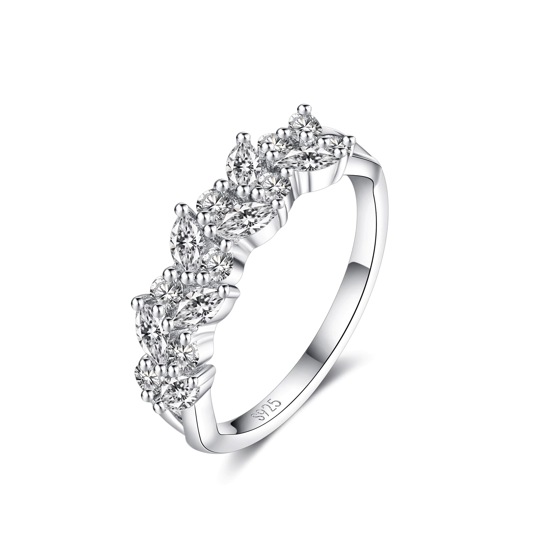 Save 30% on IMOLOVE Moissanite Wedding Bands for Women