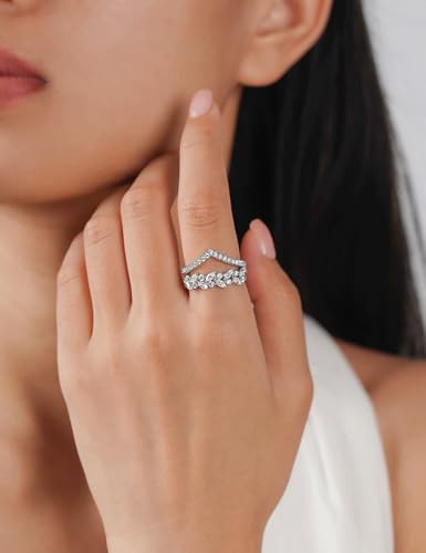 Save 30% on IMOLOVE Moissanite Wedding Bands for Women - Image 6