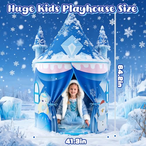 45% Off Skirfy Princess Ice Castle Play Tent for Girls - Image 3