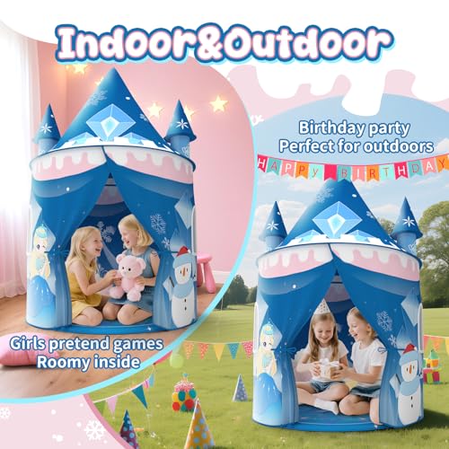 45% Off Skirfy Princess Ice Castle Play Tent for Girls - Image 6