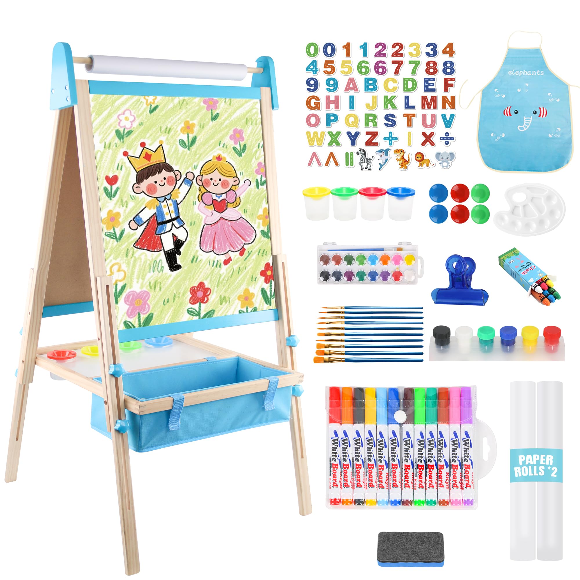 50% Off Wooden Easel for Kids – Creative Art Toy