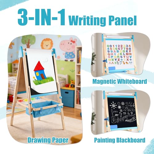 50% Off Wooden Easel for Kids – Creative Art Toy - Image 7