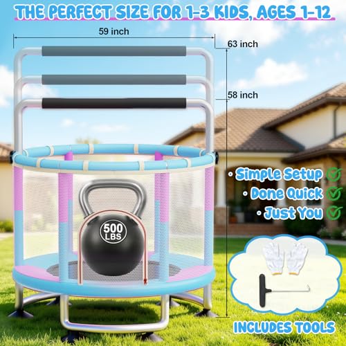 43% Off CYlively Kids Trampoline with Fun Extras - Image 7