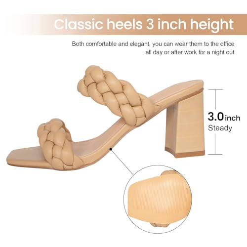 30% Off Athlefit Women's Braided Heeled Sandals - Image 5