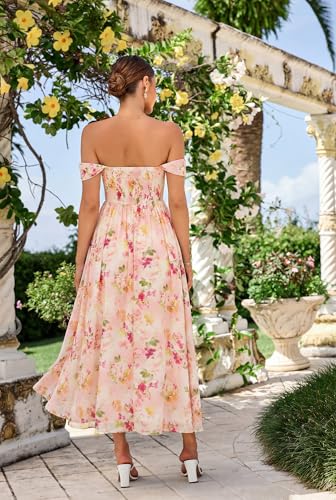 5% Off GRACE KARIN Summer Floral Wedding Guest Dress - Image 4