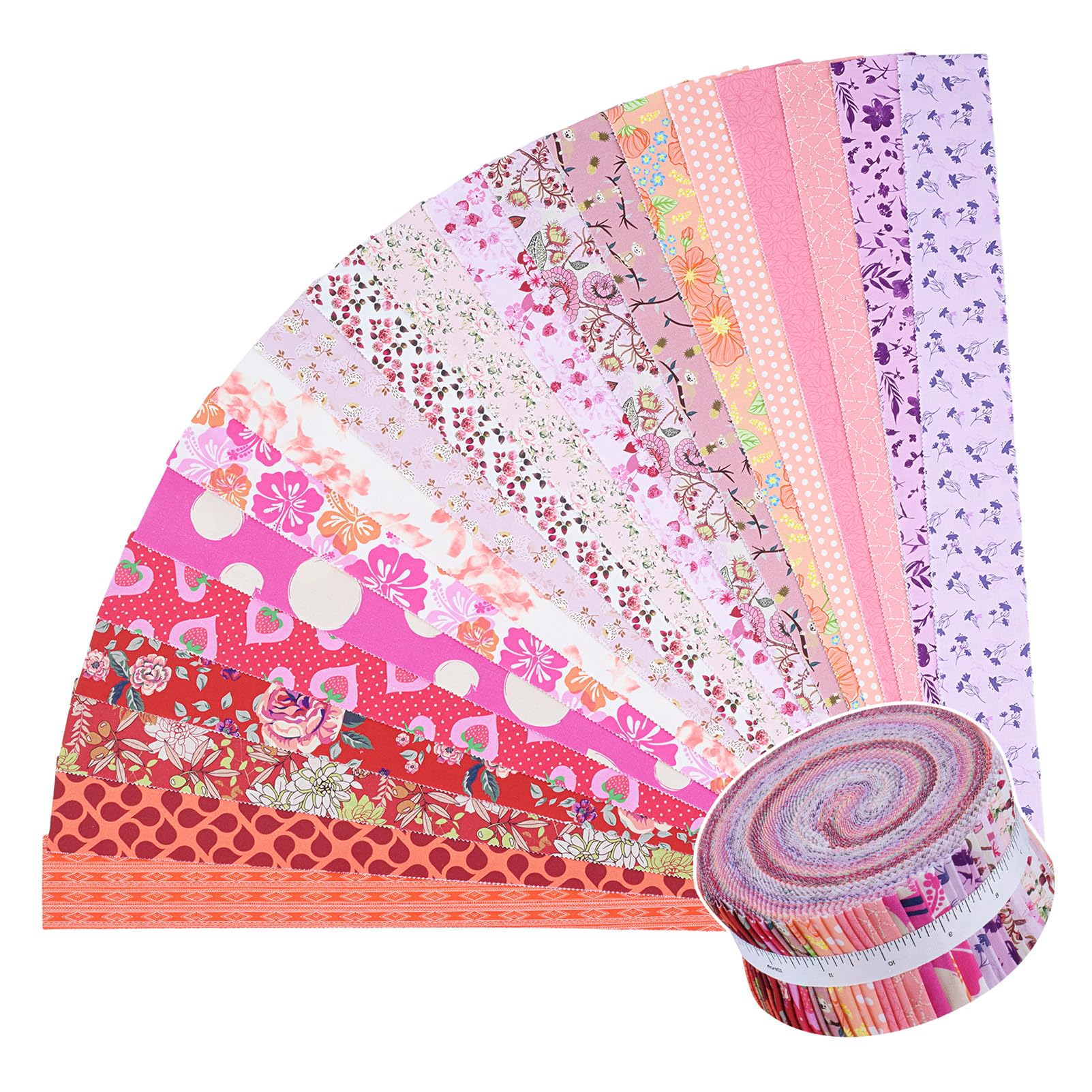 Save 40% on ShinyStitch Cotton Jelly Roll Fabric Strips
