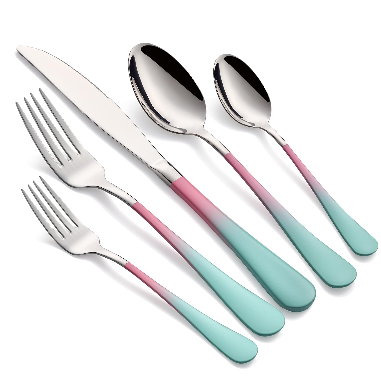 20-Piece Colorful Flatware Set on Sale at 50% Off $32.99 - Image 1