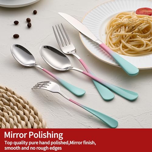 20-Piece Colorful Flatware Set on Sale at 50% Off $32.99 - Image 5
