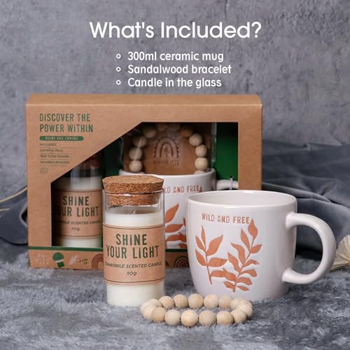 50% Off Meditation Gift Set: Cup, Bracelet & Candle - Image 4