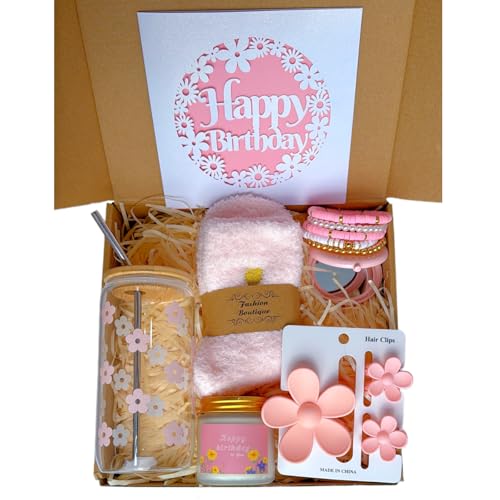50% Off Birthday Gift Box Set for Women with 16oz Glass Cup - Image 2