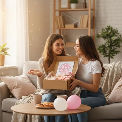 50% Off Birthday Gift Box Set for Women with 16oz Glass Cup - Image 8