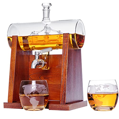 Baraiser Whiskey Decanter Set with Glasses - 50% Off - Image 2