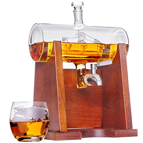 Baraiser Whiskey Decanter Set with Glasses - 50% Off - Image 3