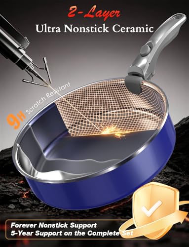 50% Off Pro DUXANO 12-Piece Nonstick Cookware Set - Image 5