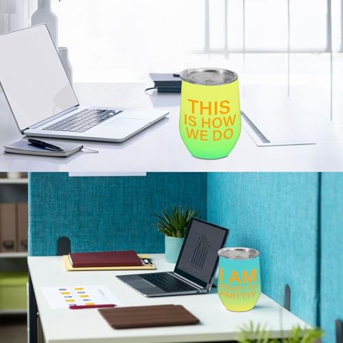50% Off BQXH 4-Pack Insulated Wine Tumblers for Travel - Image 6