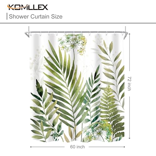 50% Off KOMLLEX Botanical Shower Curtain – Spring Decor - Image 6