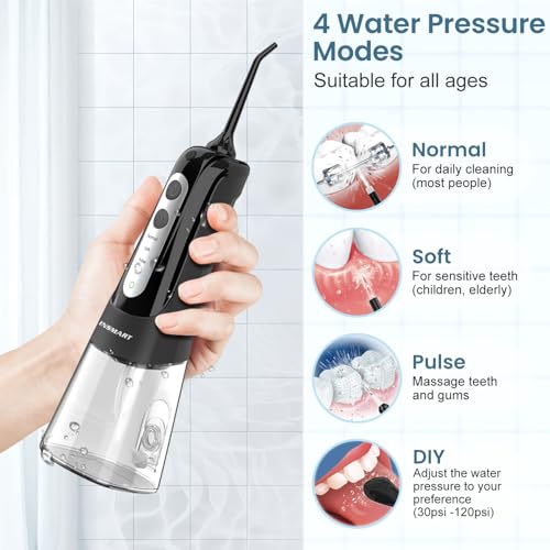 50% Off INSMART Wireless Dental Water Flosser with 10.1 oz Tank - Image 3
