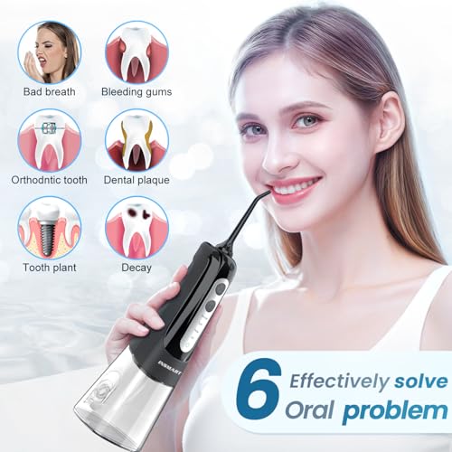 50% Off INSMART Wireless Dental Water Flosser with 10.1 oz Tank - Image 4