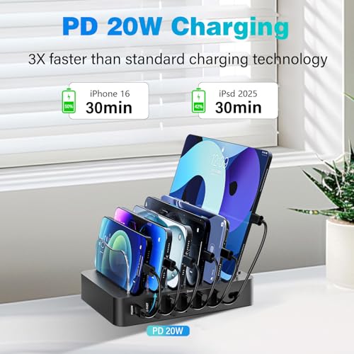 68W 6-Port Charging Station: 8% Off for Apple Devices - Image 3