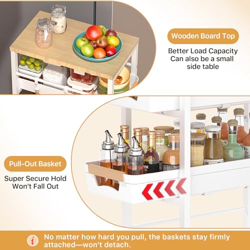 24% Off SUNALLY Slim Rolling Cart – 5-Tier Storage - Image 3