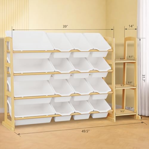 49% Off Etitlly Kids Toy Storage Organizer with 16 Bins - Image 3