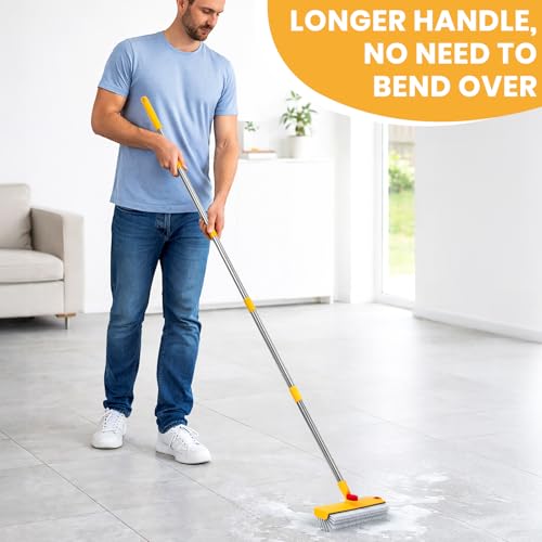50% Off REEWII 64in Floor Scrub Brush with Scraper - Image 8