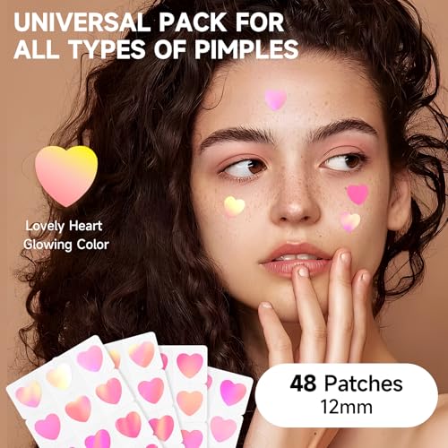 Save 24% on Cute Pink Heart Pimple Patches with Salicylic Acid - Image 4