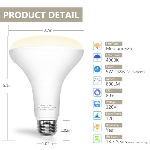 6% Off DAYBETTER Dimmable LED Flood Light Bulbs 6-Pack - Image 6