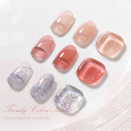 Save 10% on SHOYUM Jelly Nude Gel Nail Polish Set - Image 6