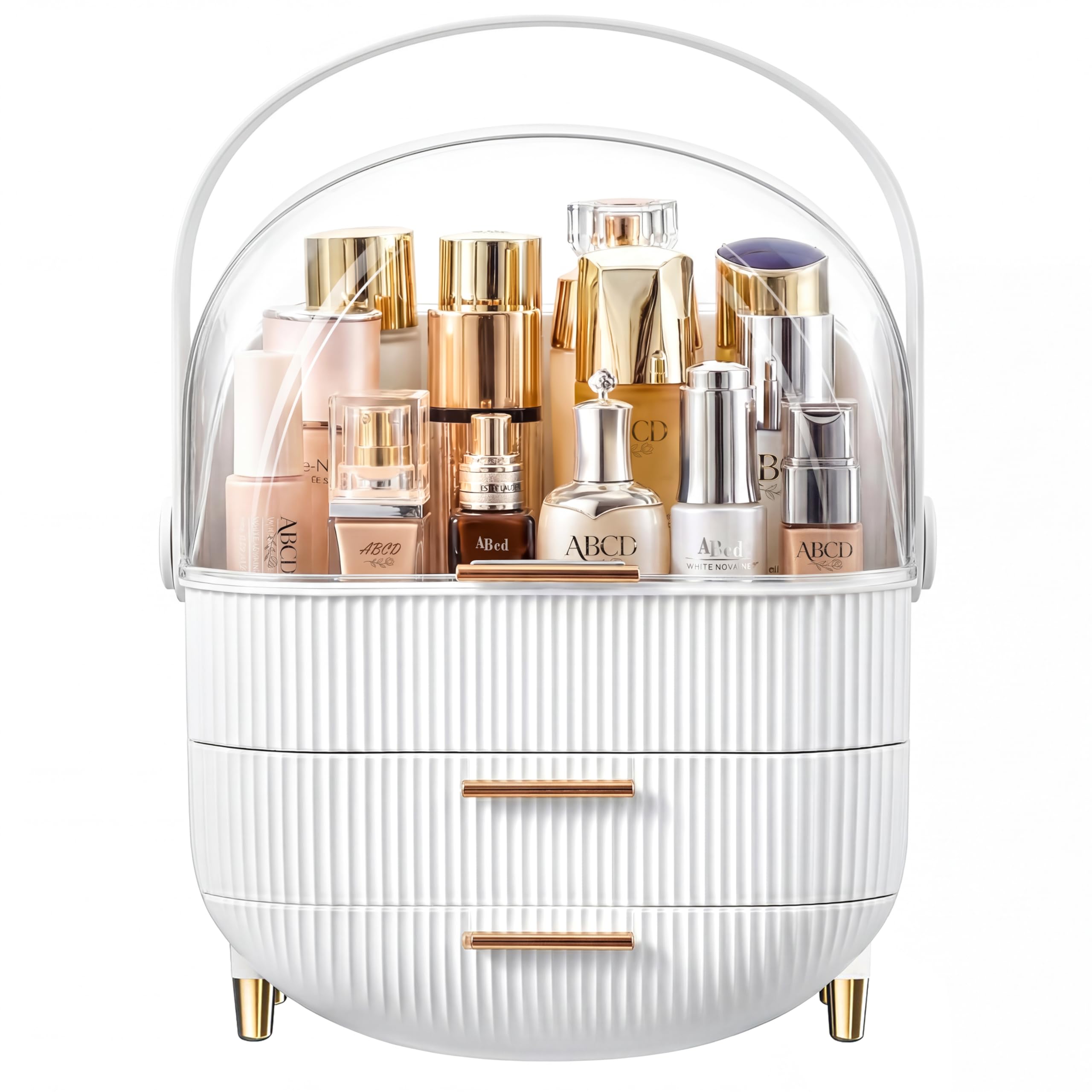 48% Off: NestOrganix Makeup Organizer with Clear Lid
