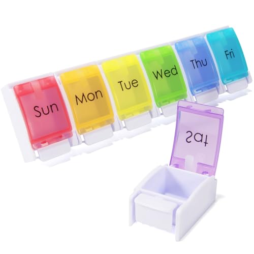 7-Day Pill Organizer with Removable Cases & Discount Code - Image 2