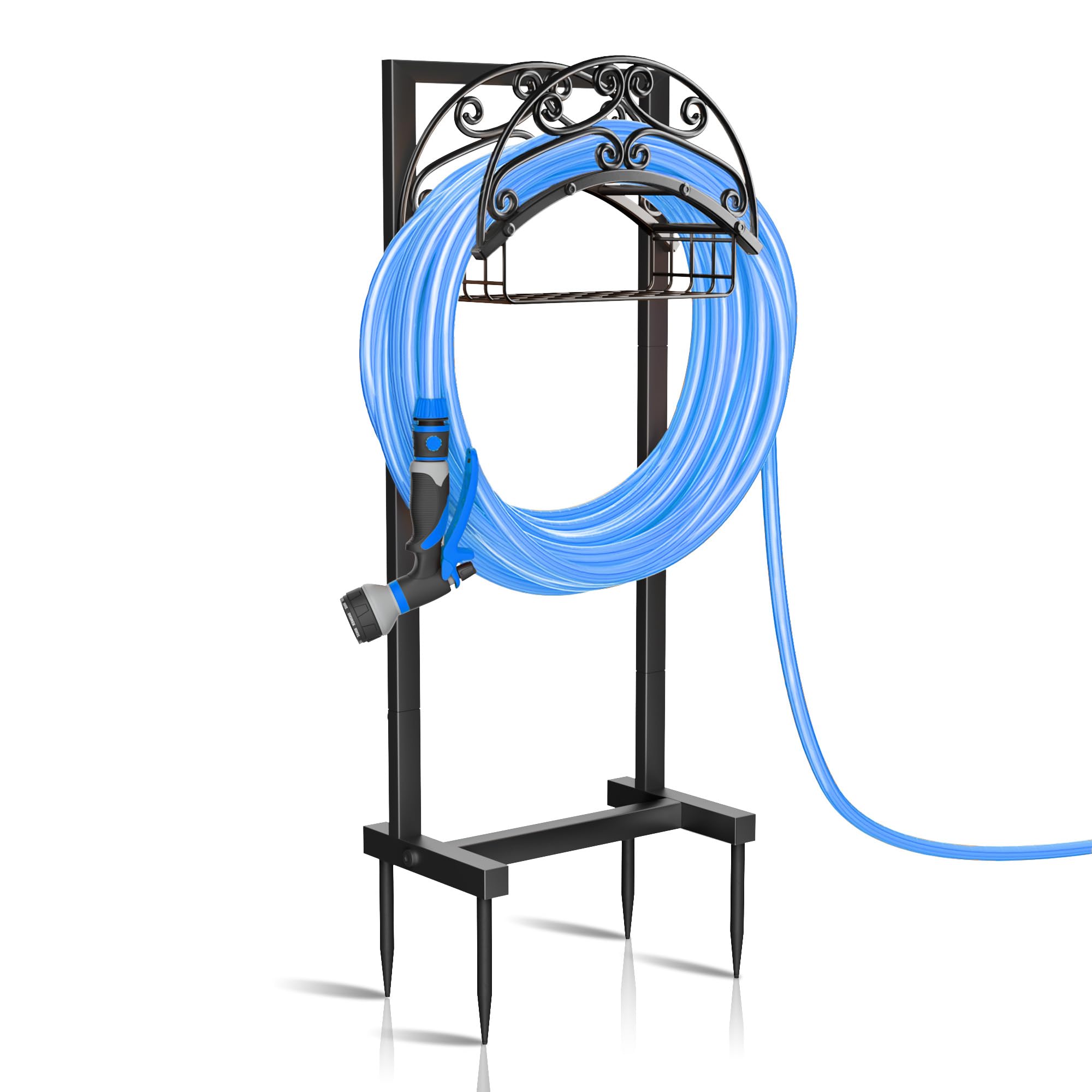 14% Off Heavy Duty Garden Hose Holder with Storage Basket
